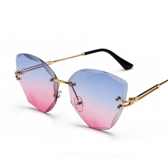 Accessories - Women’s Pink/Blue cat eye Sunglasses